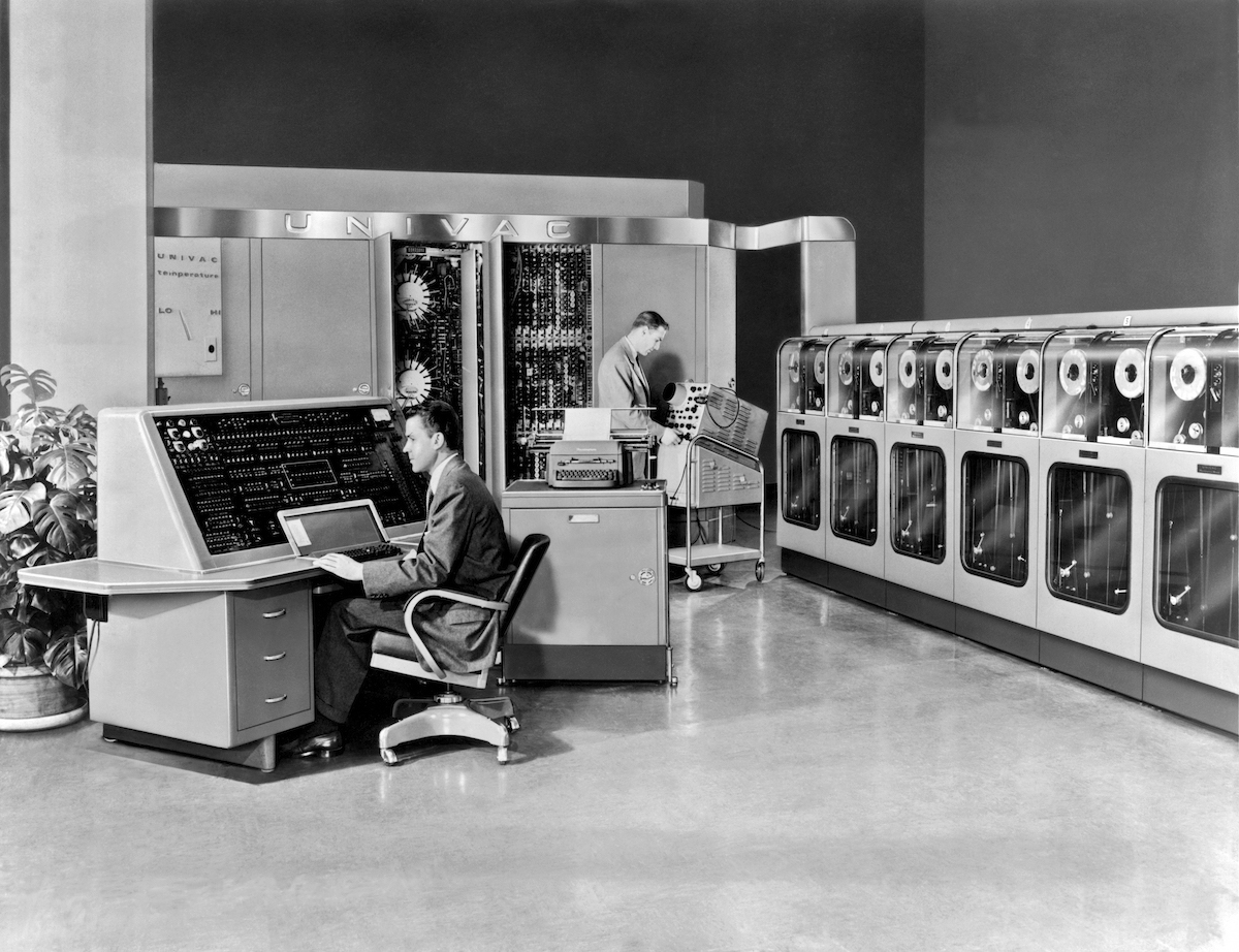 Univac, the first commercial computer in the US.