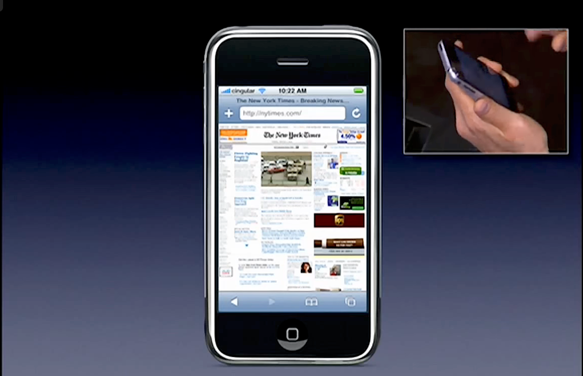 The iPhone’s introduction is worth a watch. Safari!